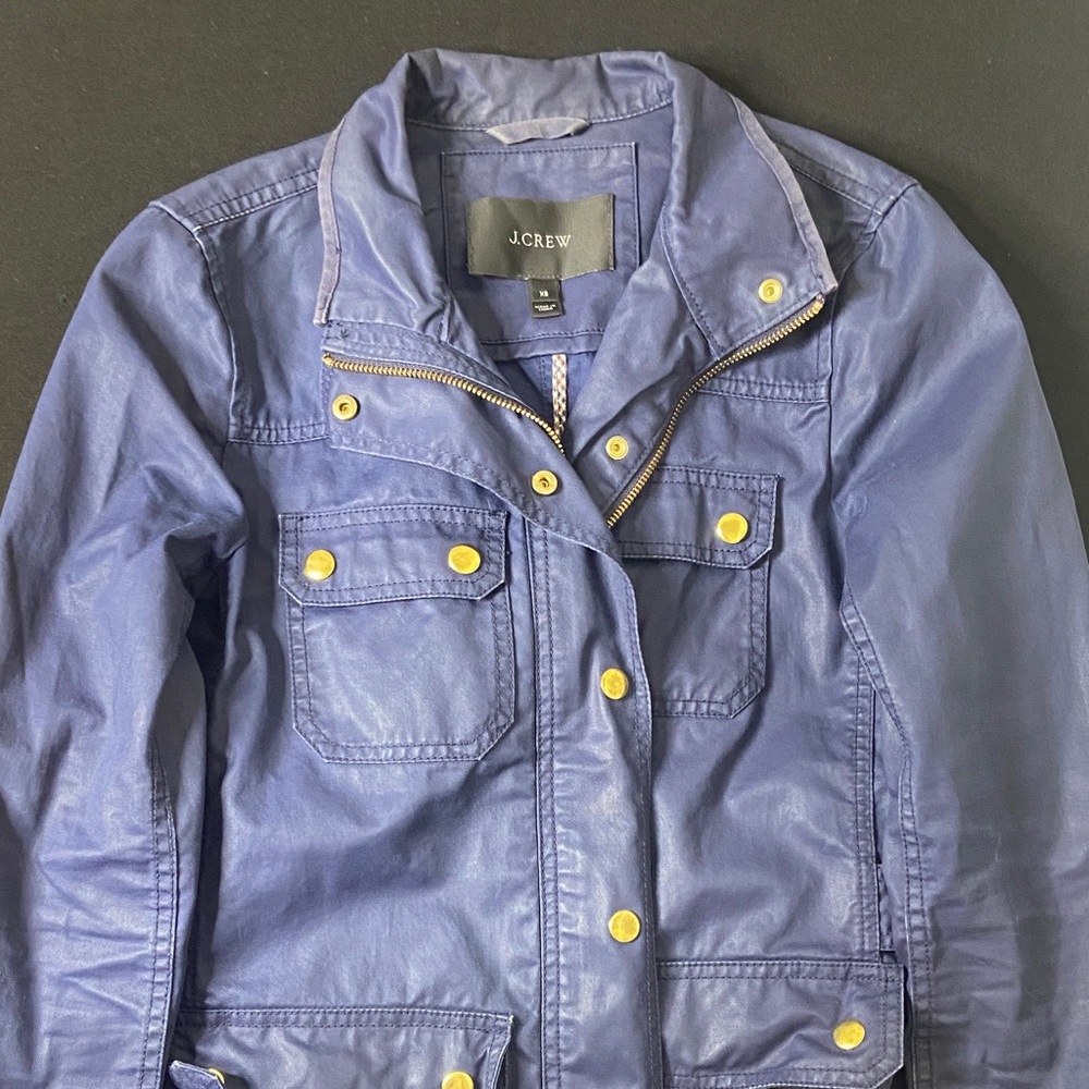 J. Crew waxed cotton field jacket